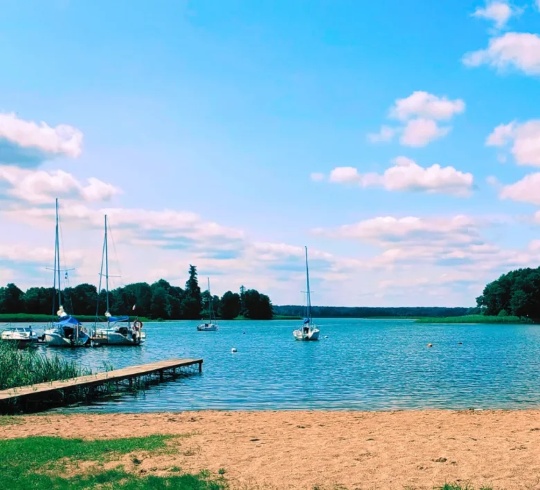 Jezioro Lubie plaża