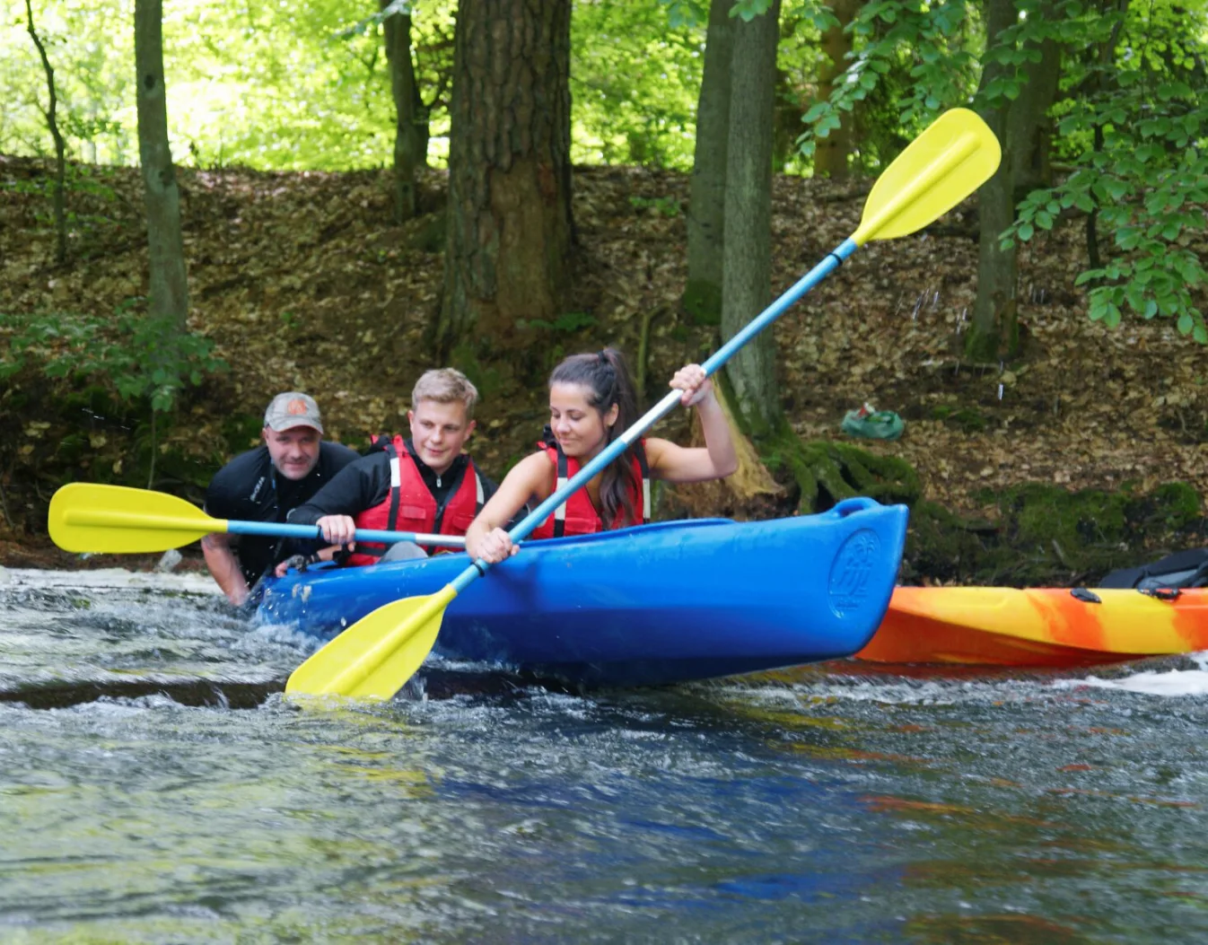 Kajaki rodzinne Jezioro Lubie